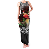 Papua New Guinea Christmas Family Matching Tank Maxi Dress and Hawaiian Shirt - Polynesian Pride
