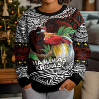 Papua New Guinea Christmas Kid Ugly Christmas Sweater LT9 - Polynesian Pride