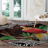 Papua New Guinea Christmas Round Carpet - Polynesian Pride