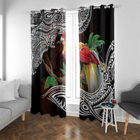 Papua New Guinea Christmas Window Curtain - Polynesian Pride