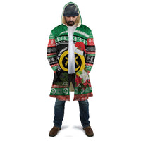 Vanuatu Pig's Tusk Meri Krismas! Cloak Vanuatuan Sand Drawing Pattern - Polynesian Pride