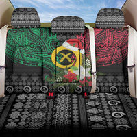 Vanuatu Pig's Tusk Meri Krismas! Back Car Seat Cover Vanuatuan Ancient Art Spirit - Polynesian Pride