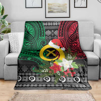 Vanuatu Pig's Tusk Meri Krismas! Blanket Vanuatuan Ancient Art Spirit - Polynesian Pride