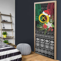 Vanuatu Pig's Tusk Meri Krismas! Door Cover Vanuatuan Ancient Art Spirit - Polynesian Pride