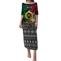 Vanuatu Pig's Tusk Meri Krismas! Family Matching Puletasi and Hawaiian Shirt Vanuatuan Ancient Art Spirit - Polynesian Pride