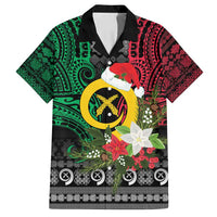 Vanuatu Pig's Tusk Meri Krismas! Family Matching Tank Maxi Dress and Hawaiian Shirt Vanuatuan Ancient Art Spirit - Polynesian Pride