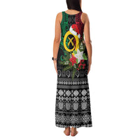 Vanuatu Pig's Tusk Meri Krismas! Family Matching Tank Maxi Dress and Hawaiian Shirt Vanuatuan Ancient Art Spirit - Polynesian Pride