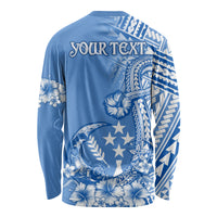 Kosrae Constitution Day Personalised Long Sleeve Shirt Kusaie Hook Tattoo Special Polynesian Pattern LT9 - Polynesian Pride