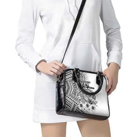 Ia Orana Tahiti Personalised Shoulder Handbag French Polynesia Hook Tattoo Special White Color LT9