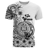 Ia Orana Tahiti Personalised T Shirt French Polynesia Hook Tattoo Special White Color LT9