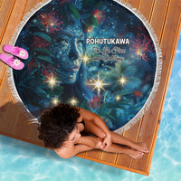 New Zealand Matariki Pohutukawa Beach Blanket Te Mauri te Ora