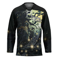 New Zealand Matariki Tupuarangi Hockey Jersey Ng Kai o te Rangi LT9 Unisex Black - Polynesian Pride