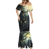 New Zealand Matariki Tupuarangi Mermaid Dress Ng Kai o te Rangi LT9 - Polynesian Pride
