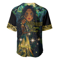 New Zealand Matariki Baseball Jersey Rongoā Māori Wellbeing and Good Luck