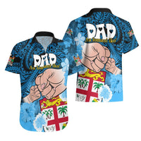 Dads Day Fiji Hawaiian Shirt Dad Au Lomani Iko - Polynesian Flowers Tribal LT9 - Polynesian Pride
