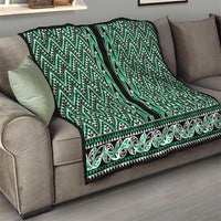 New Zealand Maori Niho Taniwha Quilt Kakariki Mangopare and Puhoro Pattern