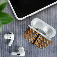 New Zealand Maori Niho Taniwha AirPods Case Karaka Mangopare and Puhoro Pattern LT9 - Polynesian Pride