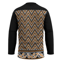 New Zealand Maori Niho Taniwha Hockey Jersey Karaka Mangopare and Puhoro Pattern LT9 - Polynesian Pride