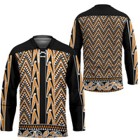 New Zealand Maori Niho Taniwha Hockey Jersey Karaka Mangopare and Puhoro Pattern LT9 - Polynesian Pride