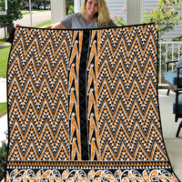 New Zealand Maori Niho Taniwha Quilt Karaka Mangopare and Puhoro Pattern