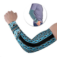 New Zealand Maori Niho Taniwha Arm Sleeves Kikorangi Mangopare and Puhoro Pattern - Polynesian Pride