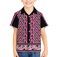 New Zealand Maori Niho Taniwha Family Matching Off Shoulder Maxi Dress and Hawaiian Shirt Mawhero Mangopare and Puhoro Pattern