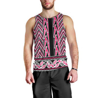 New Zealand Maori Niho Taniwha Men Tank Top Mawhero Mangopare and Puhoro Pattern LT9 - Polynesian Pride