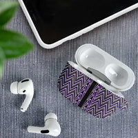 New Zealand Maori Niho Taniwha AirPods Case Waiporopo Mangopare and Puhoro Pattern LT9 - Polynesian Pride