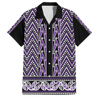 New Zealand Maori Niho Taniwha Family Matching Short Sleeve Bodycon Dress and Hawaiian Shirt Waiporopo Mangopare and Puhoro Pattern