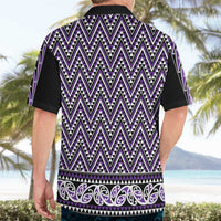 New Zealand Maori Niho Taniwha Hawaiian Shirt Waiporopo Mangopare and Puhoro Pattern LT9 - Polynesian Pride