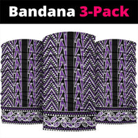 New Zealand Maori Niho Taniwha Neck Gaiter Waiporopo Mangopare and Puhoro Pattern - Polynesian Pride