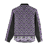 New Zealand Maori Niho Taniwha Women Casual Shirt Waiporopo Mangopare and Puhoro Pattern