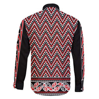 New Zealand Maori Niho Taniwha Family Matching Short Sleeve Bodycon Dress and Hawaiian Shirt Whero Mangopare and Puhoro Pattern
