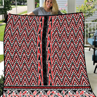 New Zealand Maori Niho Taniwha Quilt Whero Mangopare and Puhoro Pattern