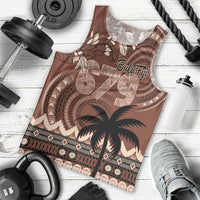 Personalised Bula Fiji 679 Men Tank Top Fijian Tagimoucia Masi Tapa Art