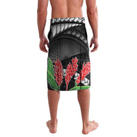 Personalised Samoa 685 Lavalava Teuila Flower With Black Samoan Tattoo