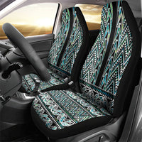 New Zealand Maori Niho Taniwha Car Seat Cover Papua Shell - Mangopare Puhoro Pattern