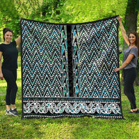 New Zealand Maori Niho Taniwha Quilt Papua Shell - Mangopare Puhoro Pattern
