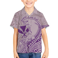 Hawaii Monk Seal and Map Family Matching Tank Maxi Dress and Hawaiian Shirt Polynesian Kanaka Maoli Violet Vibe