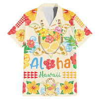 Kawaii Turtle Family Matching Mermaid Dress and Hawaiian Shirt Aloha Hibiscus Flowers