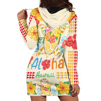 Kawaii Turtle Hoodie Dress Aloha Hibiscus Flowers LT9 - Polynesian Pride