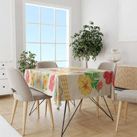 Kawaii Turtle Tablecloth Aloha Hibiscus Flowers LT9 - Polynesian Pride