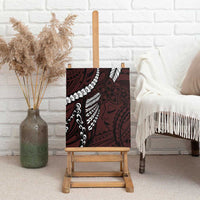 Polynesian Girl Tribal Tattoo Canvas Wall Art Oxbood Vibe LT9 - Polynesian Pride