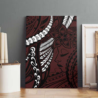Polynesian Girl Tribal Tattoo Canvas Wall Art Oxbood Vibe LT9 - Polynesian Pride