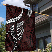 Polynesian Girl Tribal Tattoo Garden Flag Oxbood Vibe LT9 - Polynesian Pride
