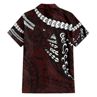 Polynesian Girl Tribal Tattoo Hawaiian Shirt Oxbood Vibe LT9 - Polynesian Pride