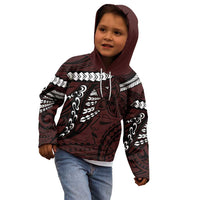 Polynesian Girl Tribal Tattoo Kid Hoodie Oxbood Vibe