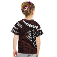 Polynesian Girl Tribal Tattoo Kid T Shirt Oxbood Vibe