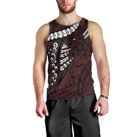 Polynesian Girl Tribal Tattoo Men Tank Top Oxbood Vibe LT9 - Polynesian Pride