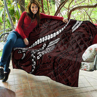 Polynesian Girl Tribal Tattoo Quilt Oxbood Vibe